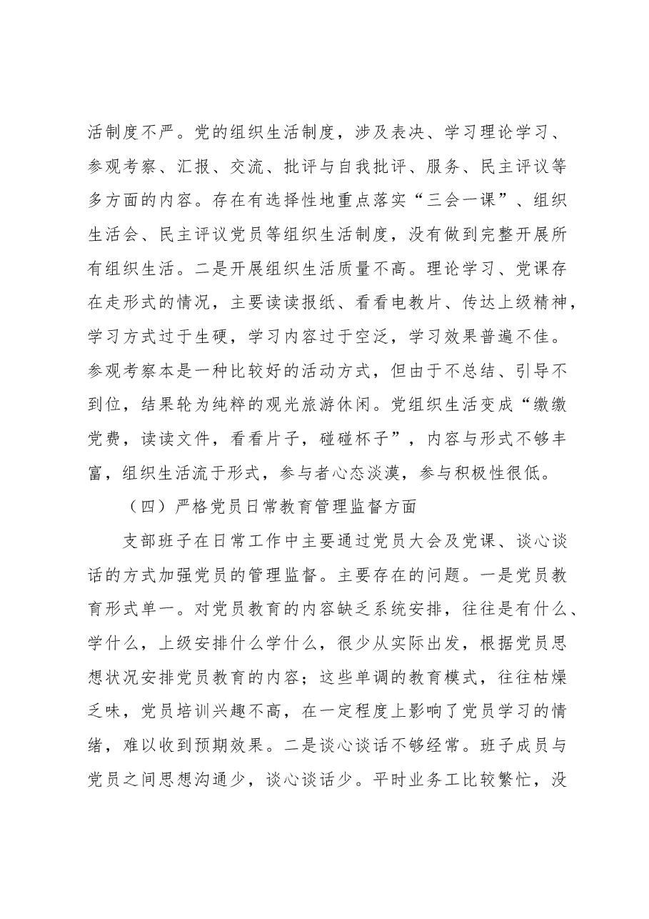 支委班子在主题教育组织生活会对照检查材料.docx，第3页预览