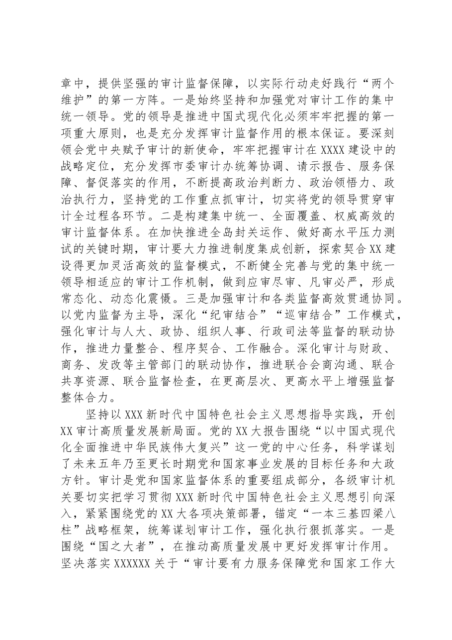在审计局党组理论学习中心组专题研讨交流会上的发言.docx,第2页预览