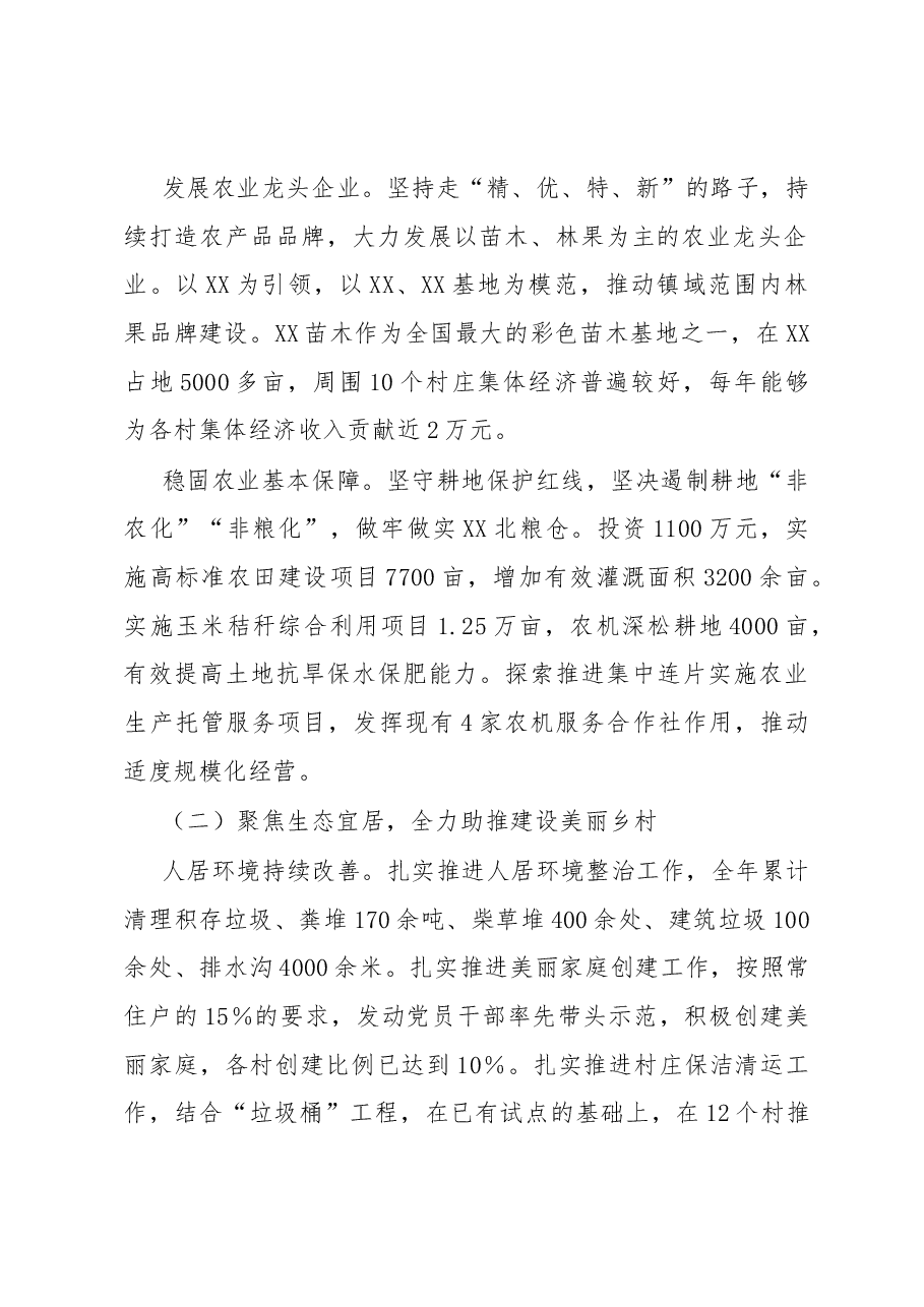 镇乡村振兴工作开展情况汇报.docx,第2页预览