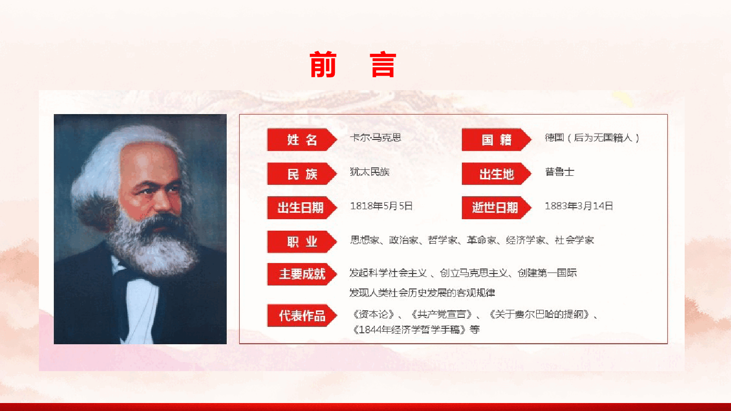 粉红色简约风感悟真理的力量——认真学习习近平总书记关于马克思主义的重要论述PPT模板.pptx,第4页预览
