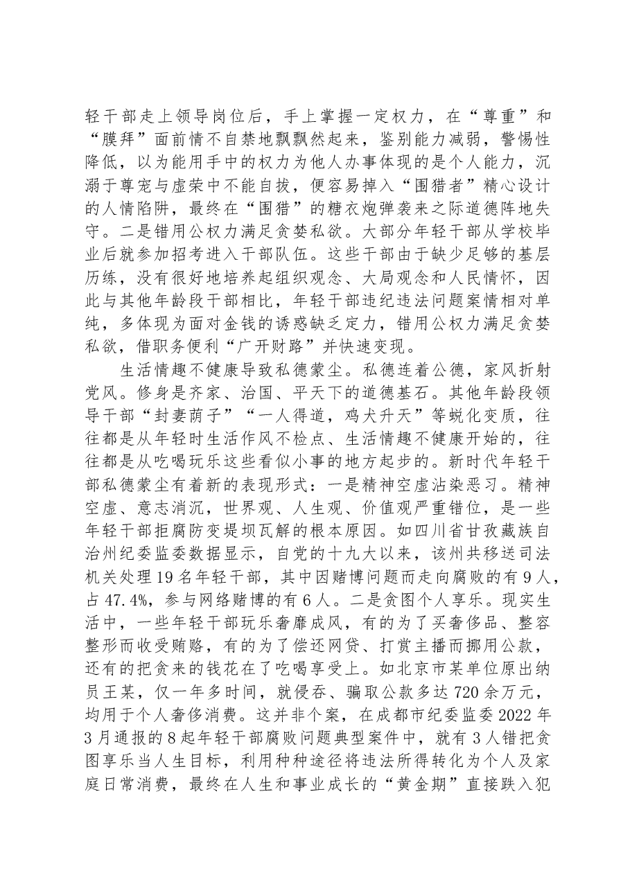 在青年干部第二批主题教育专题读书班上的辅导报告.docx,第4页预览