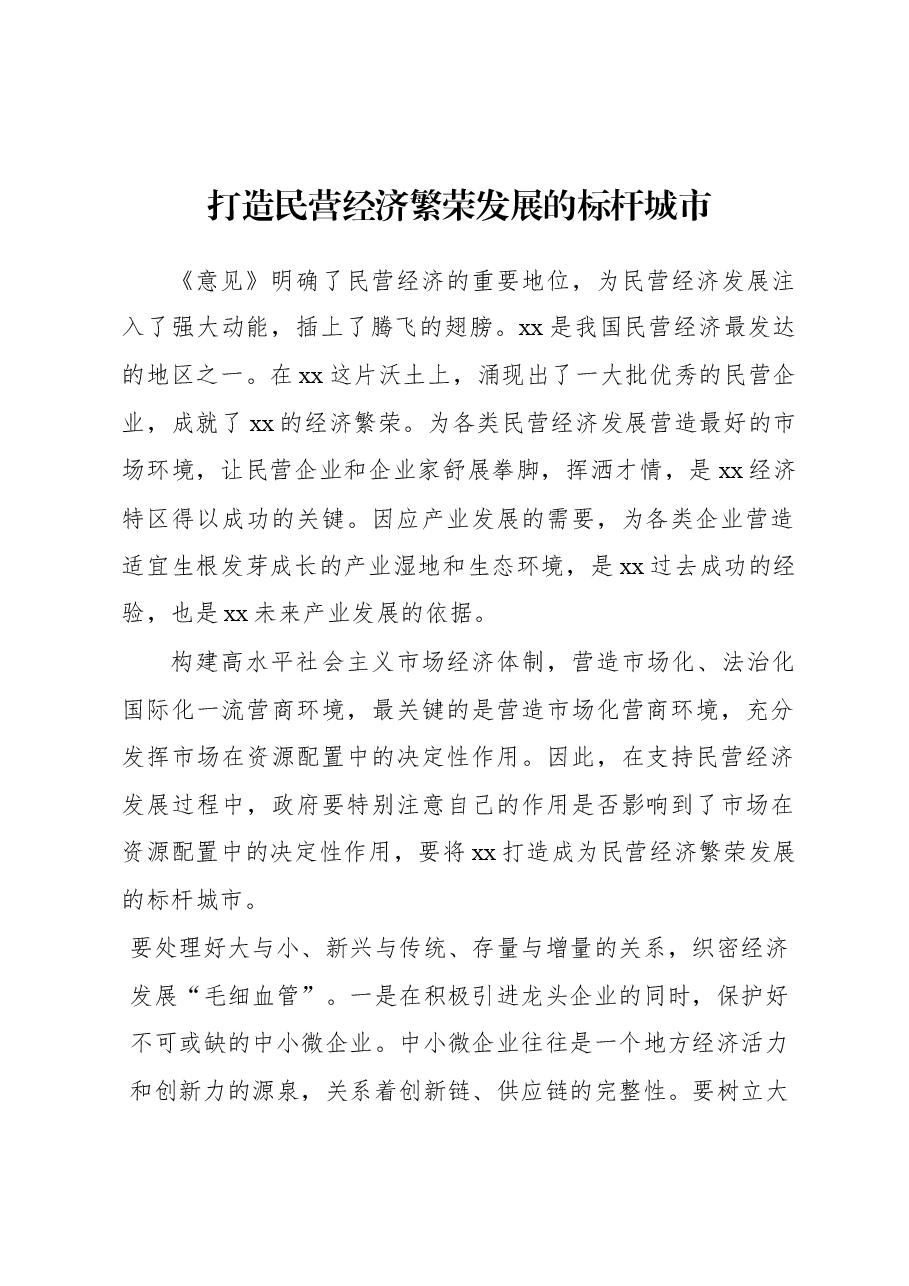 (12篇)学习贯彻《关于促进民营经济发展壮大的意见》专题座谈会上的发言材料汇编.docx,第2页预览