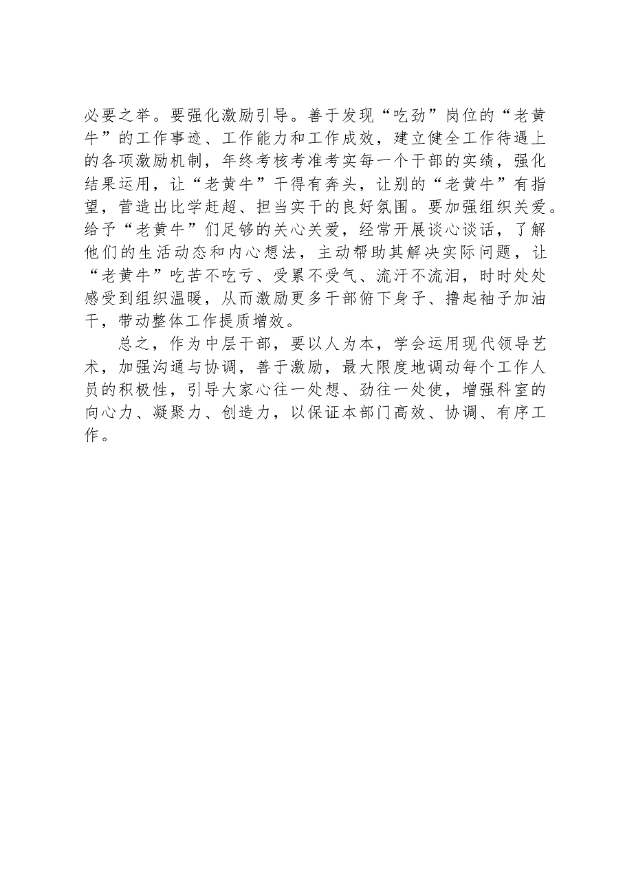 关于中层干部的研讨发言.docx,第4页预览