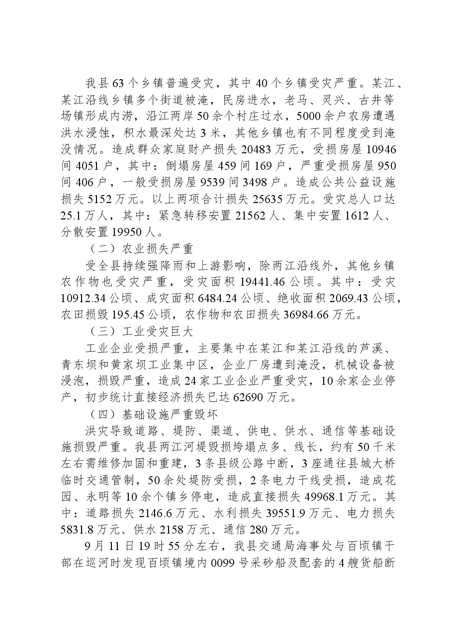 洪涝灾害情况报告.docx,第2页预览