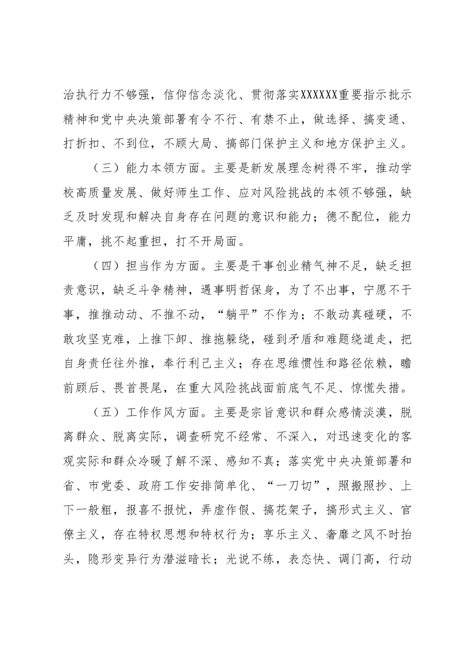 高校主题教育检视整改工作方案.docx,第3页预览