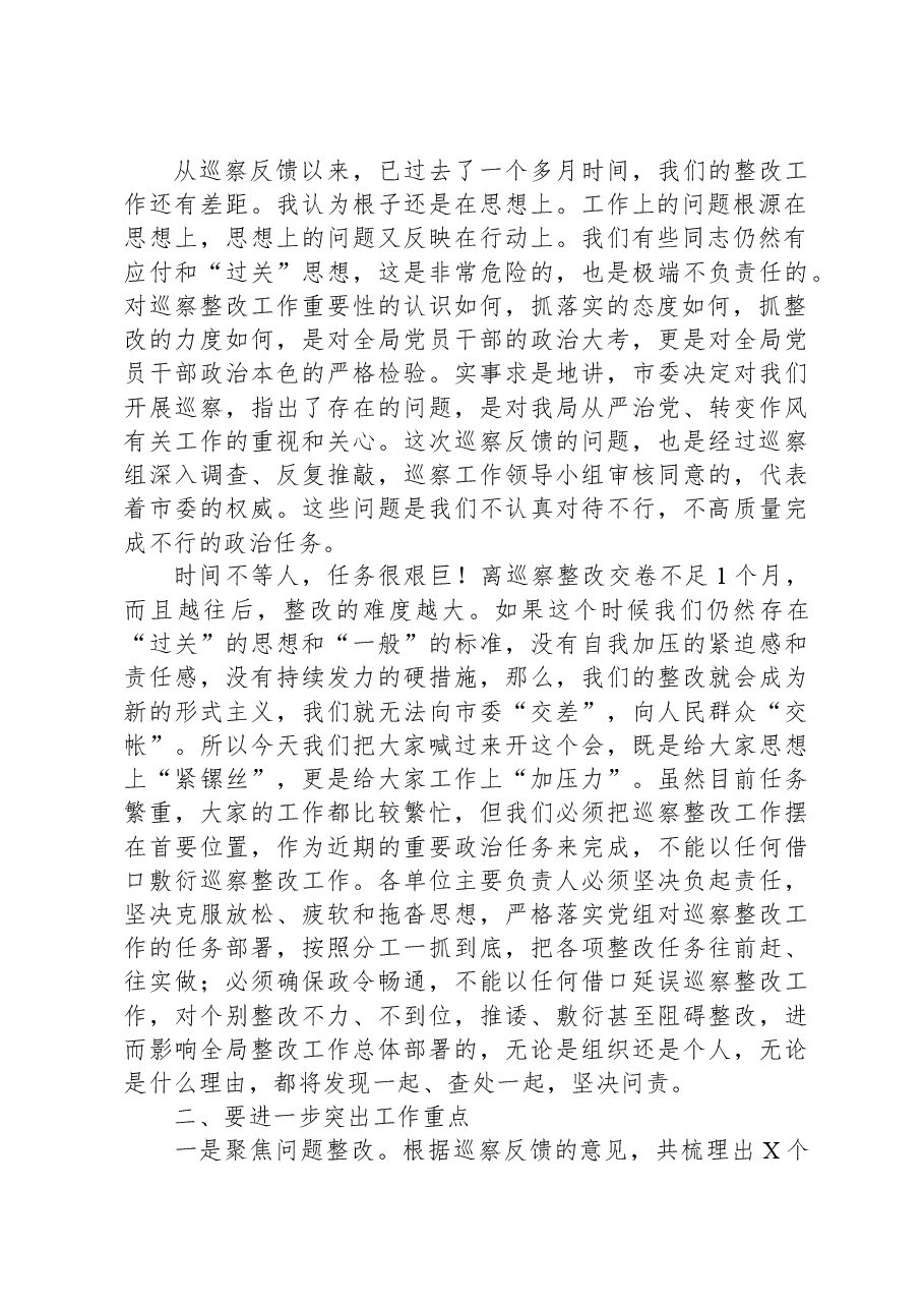 在巡察整改工作推进会上的讲话.docx,第2页预览