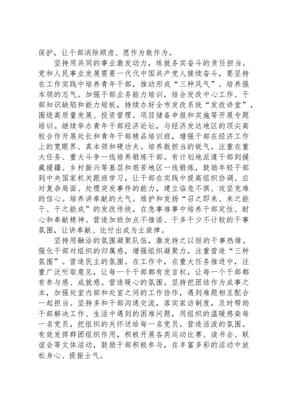 市发改委在全市人才队伍建设工作座谈会上的发言.docx,第3页预览