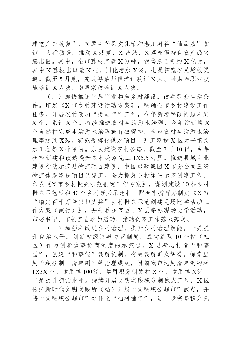 “百千万工程”乡村振兴专班工作进展情况报告.docx,第2页预览