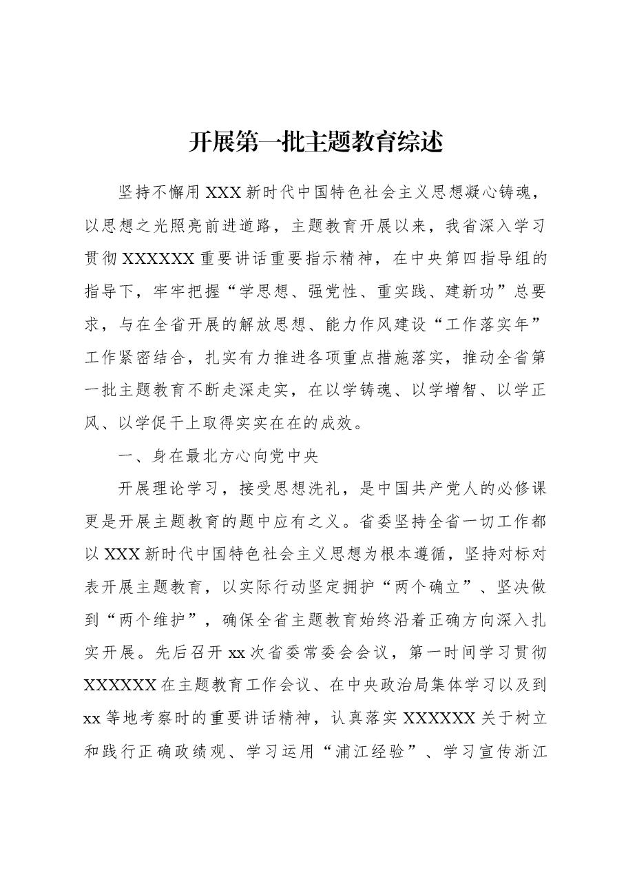 (2篇)开展第一批主题教育综述材料.docx,第2页预览
