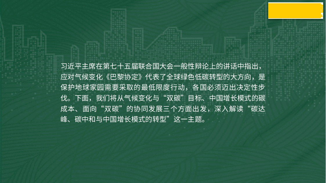 简约风碳达峰、碳中和与中国增长模式的转型(PPT).pptx,第2页预览