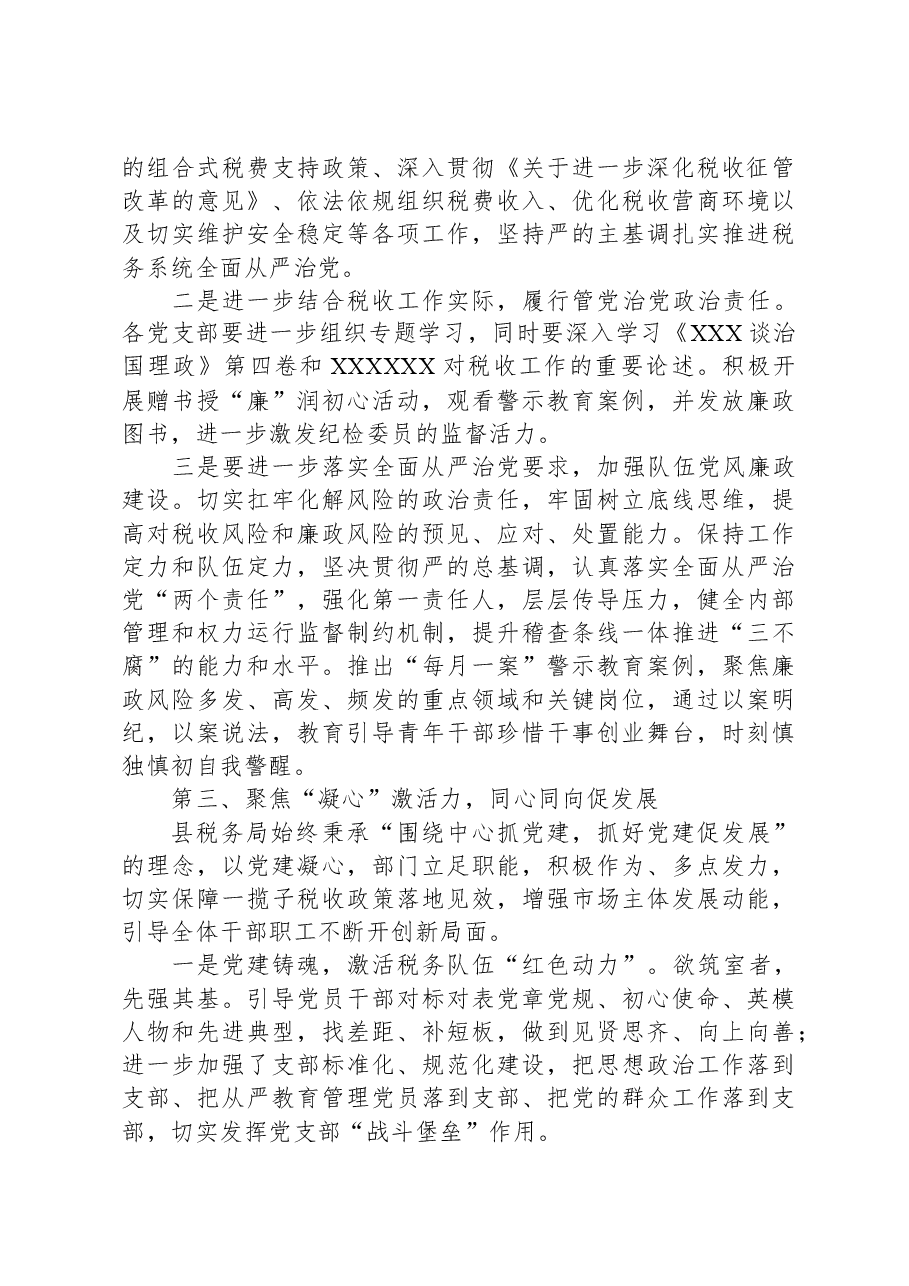 局党委书记“忠诚担当志初心+兴税强国铸忠诚”党课讲稿.docx，第3页预览