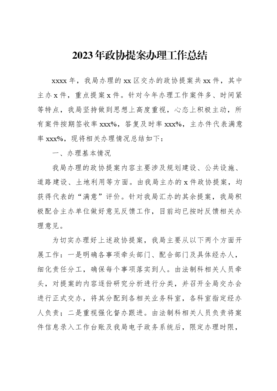 (5篇)2023年人大建议、政协提案办理工作总结汇编.docx,第2页预览