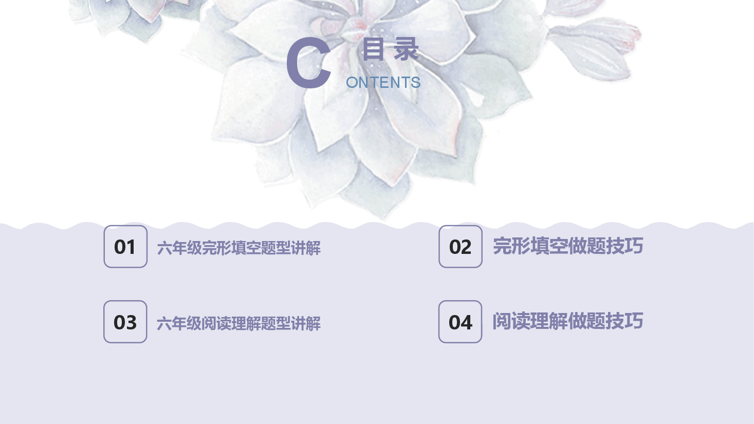 六年级英语完形填空和阅读理解做题技巧.ppt,第2页预览