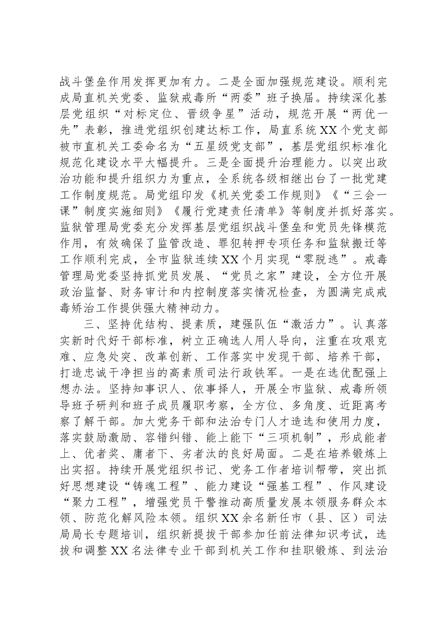 市司法局党组关于2023年以来工作进展情况汇报.docx,第3页预览