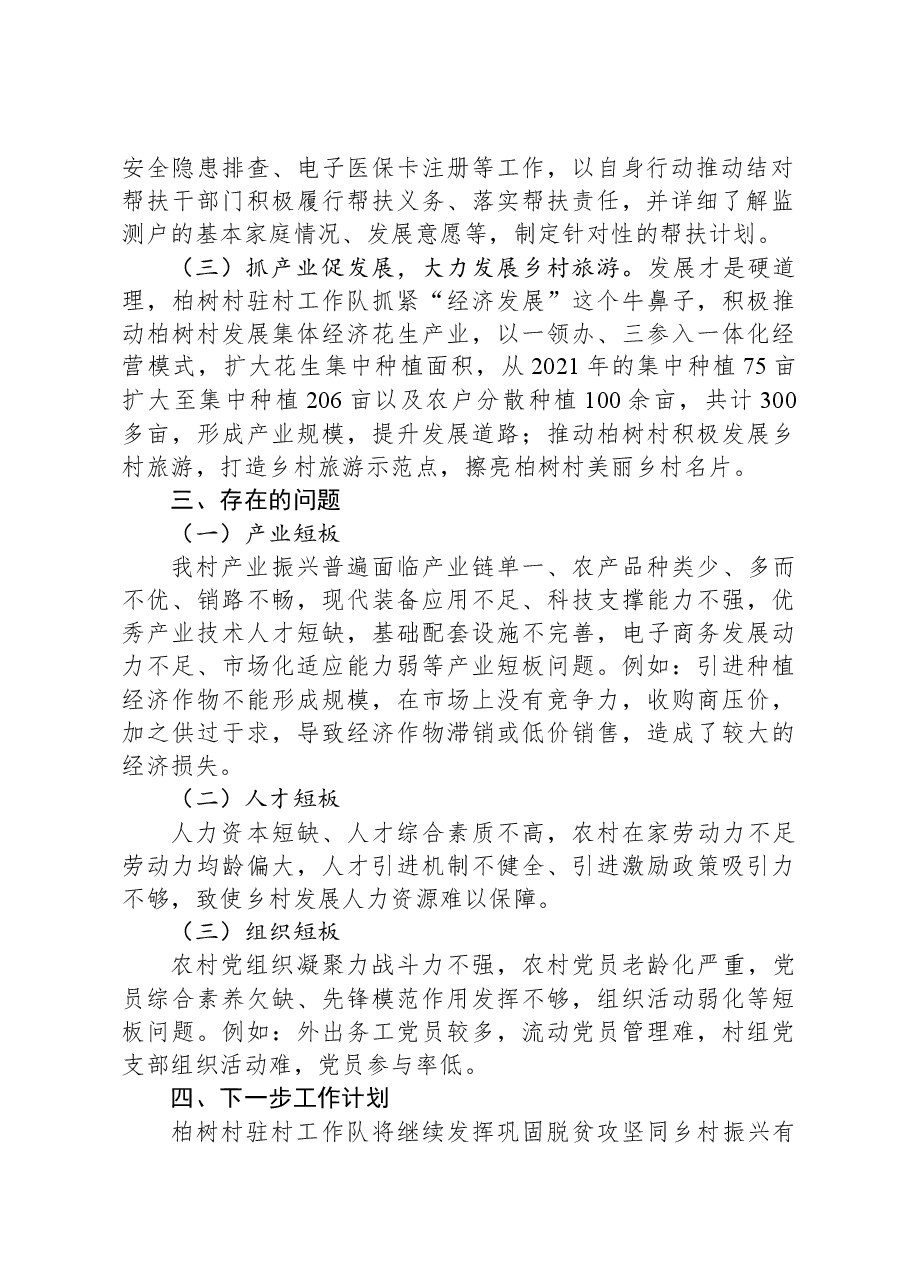 XX乡2023年驻村工作情况汇报.docx,第2页预览