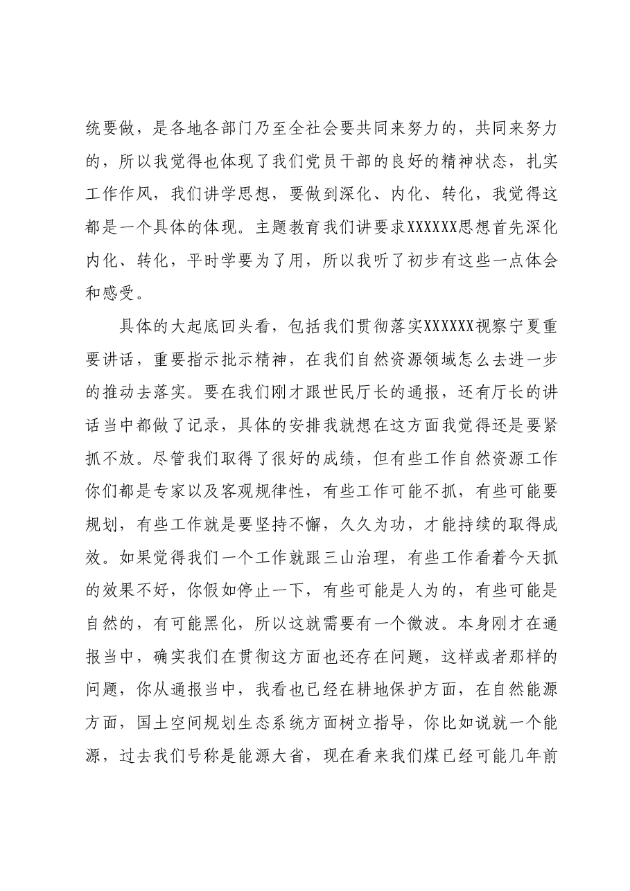主题教育督导组组长在“大起底”“回头看”汇报会上的讲话.docx,第4页预览