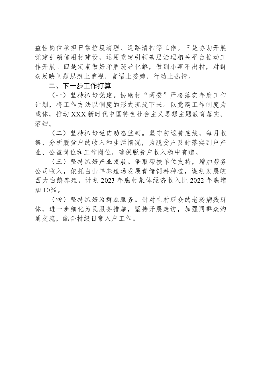 村驻村工作队2023年工作总结.docx,第3页预览