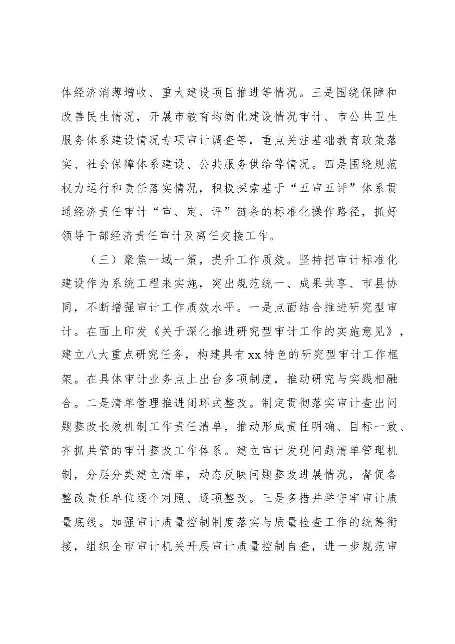 （2篇）审计局2022年工作总结和2023年工作思路.docx，第3页预览