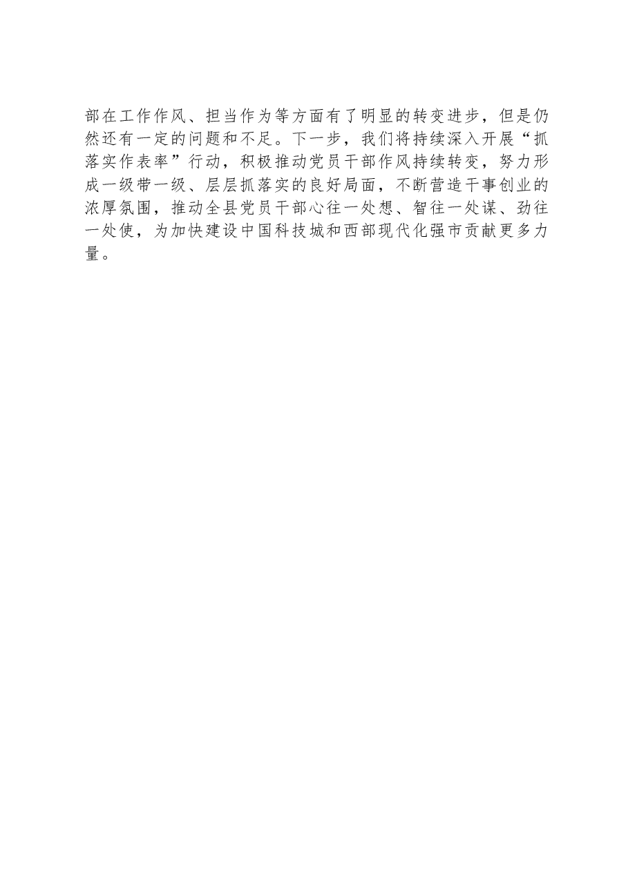 关于整治抓而不实、不抓落实问题工作开展情况的报告.docx,第3页预览