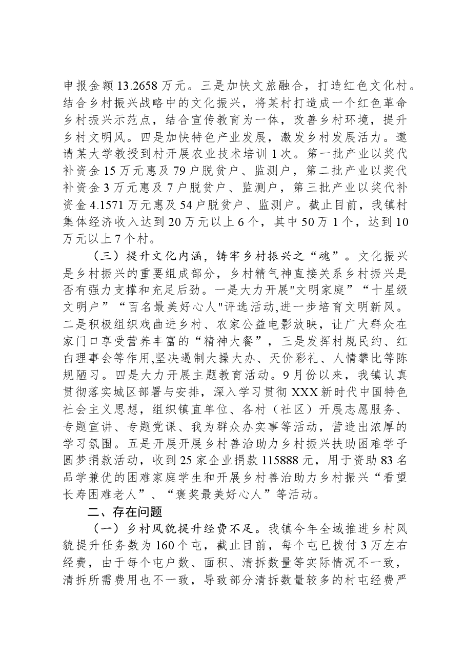 乡镇开展乡村振兴工作总结.docx,第2页预览