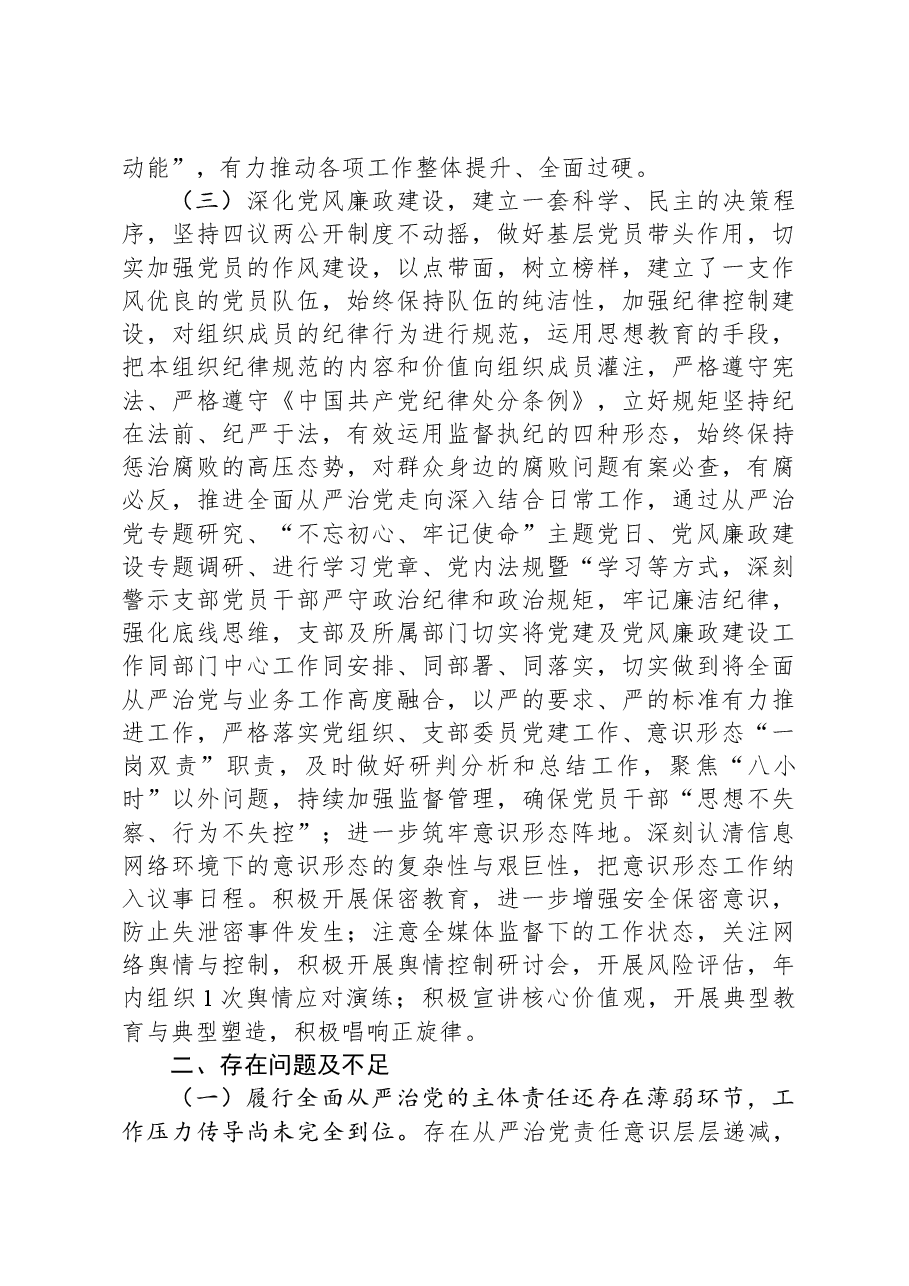 2023年度全面从严治党责任述职报告.docx,第3页预览