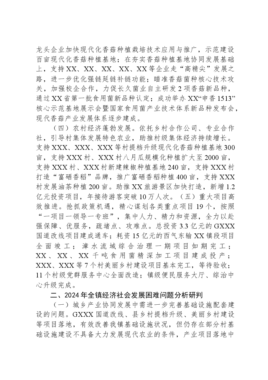 XX镇经济社会发展情况调研报告.docx,第2页预览