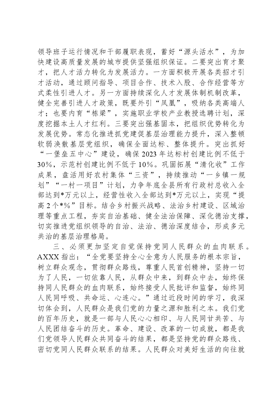 书记在县委主题教育第二次交流研讨会上的发言材料.docx,第3页预览
