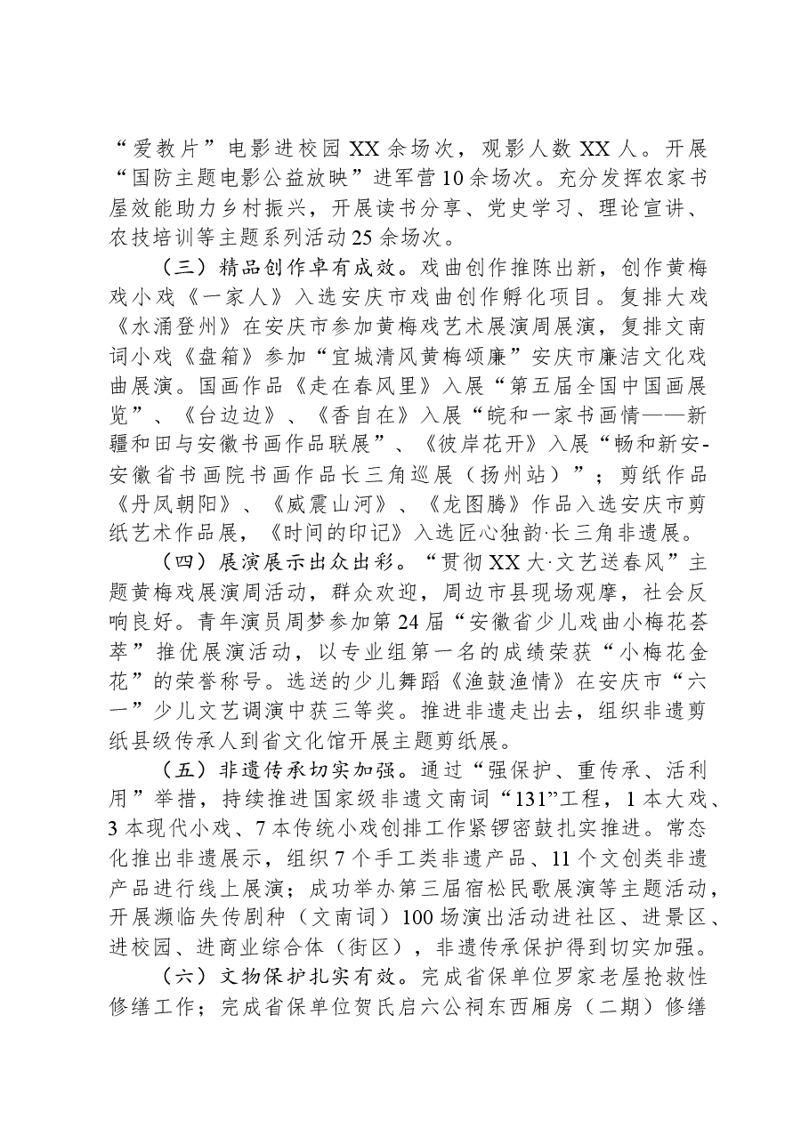 县文旅体局2023年工作总结.docx，第2页预览