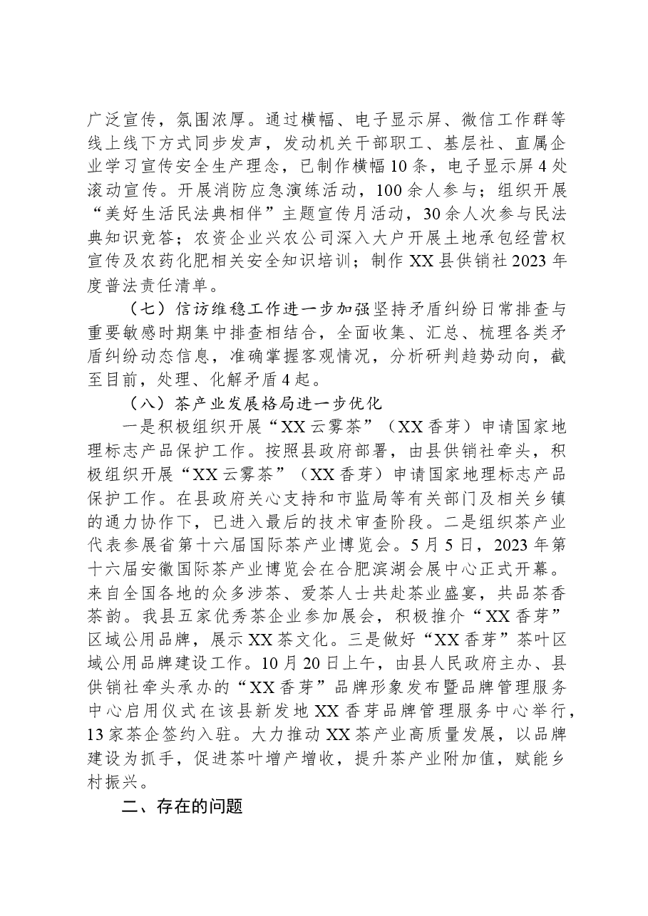 县供销社2023年工作总结和2024年工作安排.docx,第3页预览