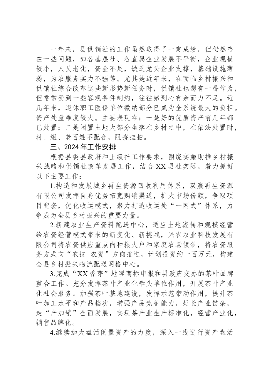 县供销社2023年工作总结和2024年工作安排.docx,第4页预览