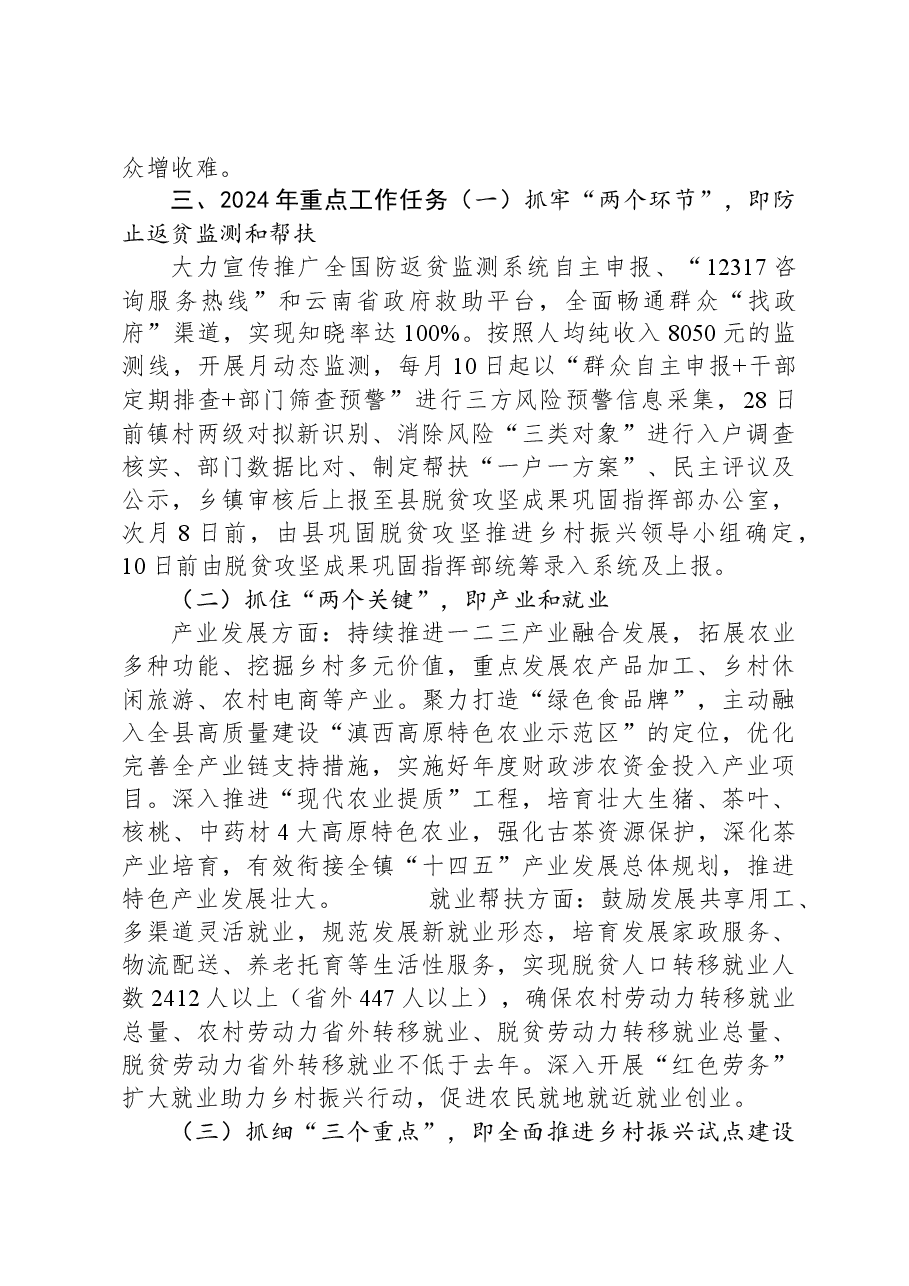 镇乡村振兴办2023年工作总结和2024年重点工作任务.docx,第4页预览
