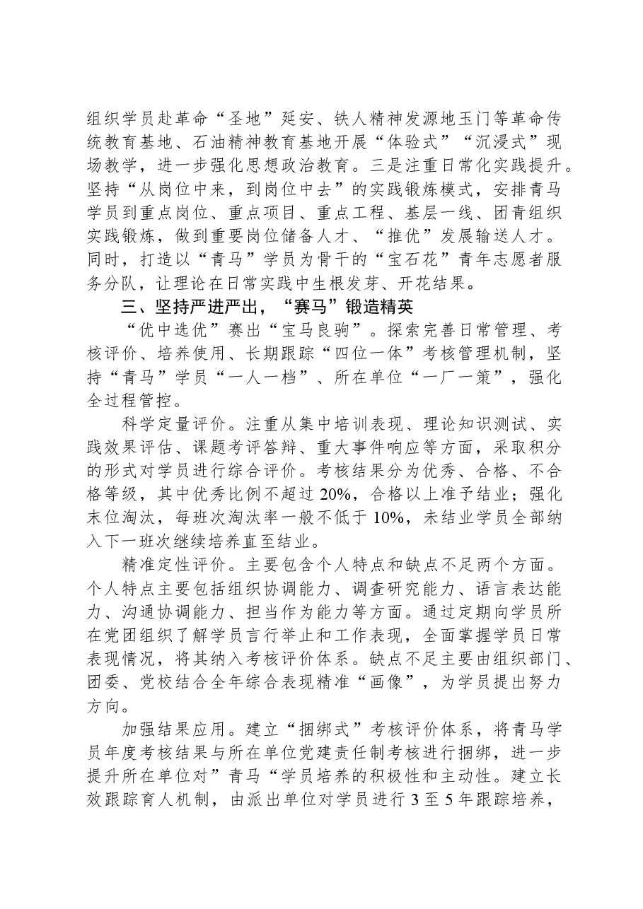 公司党委书记在集团“青马工程”推进表彰大会上的发言.docx,第3页预览