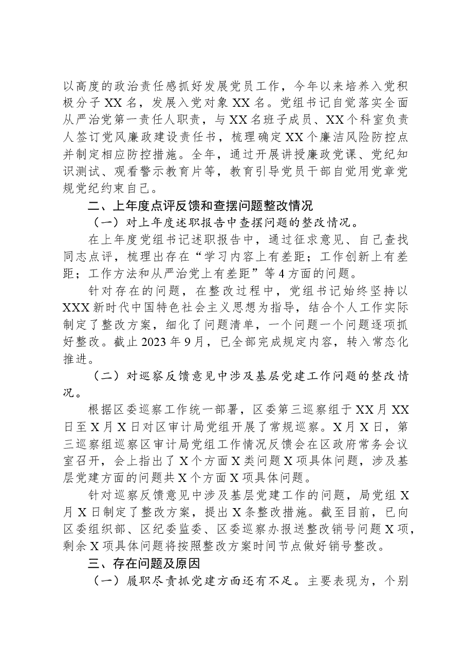 区县审计局2023年党建工作总结报告.docx,第3页预览