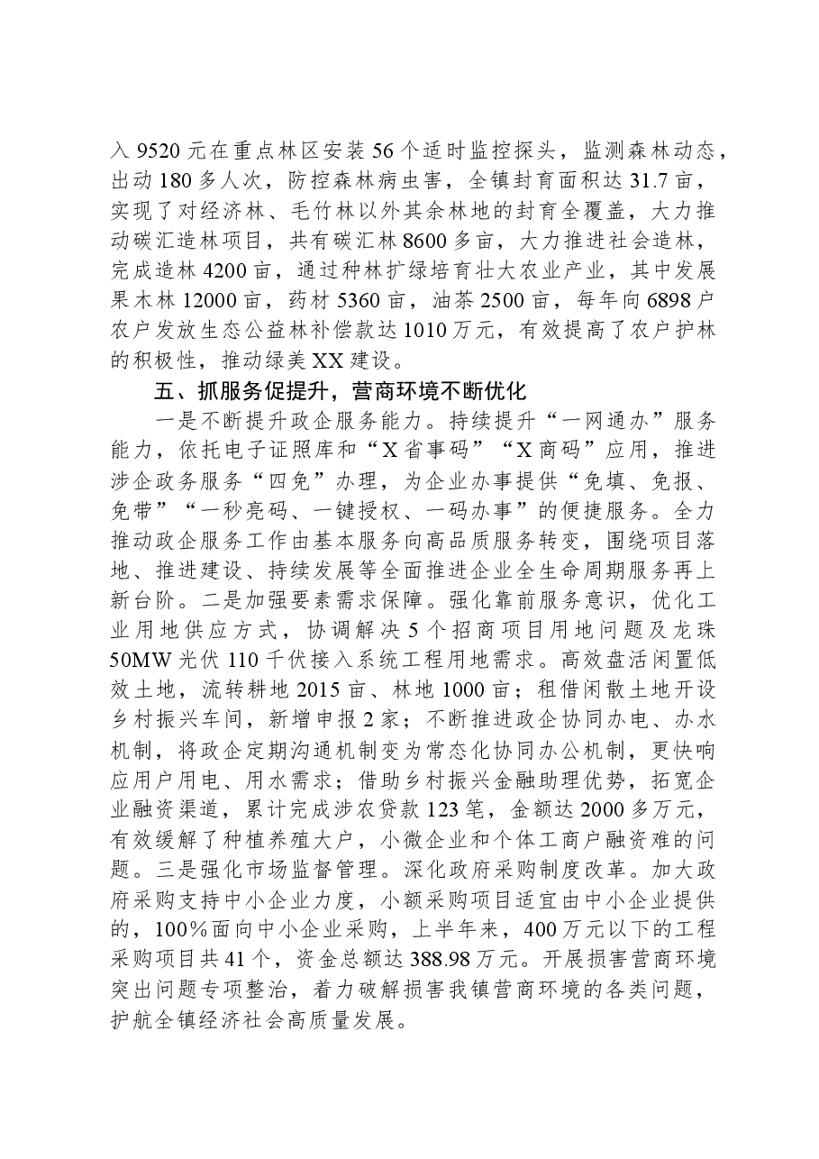 镇发展镇村经济工作专题报告.docx,第4页预览