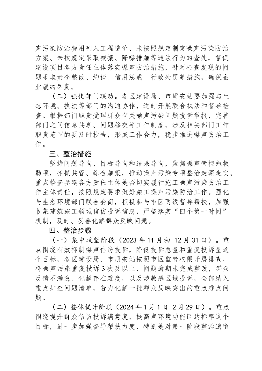 市房屋市政工程噪声污染专项整治工作方案.docx,第2页预览