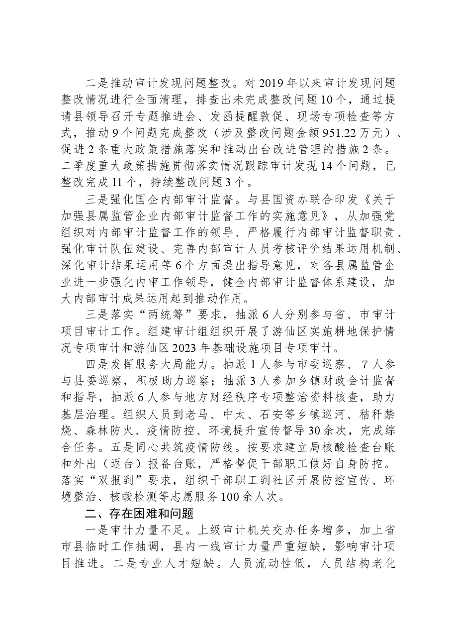 县审计局2023年工作总结及2024年工作计划.docx,第4页预览