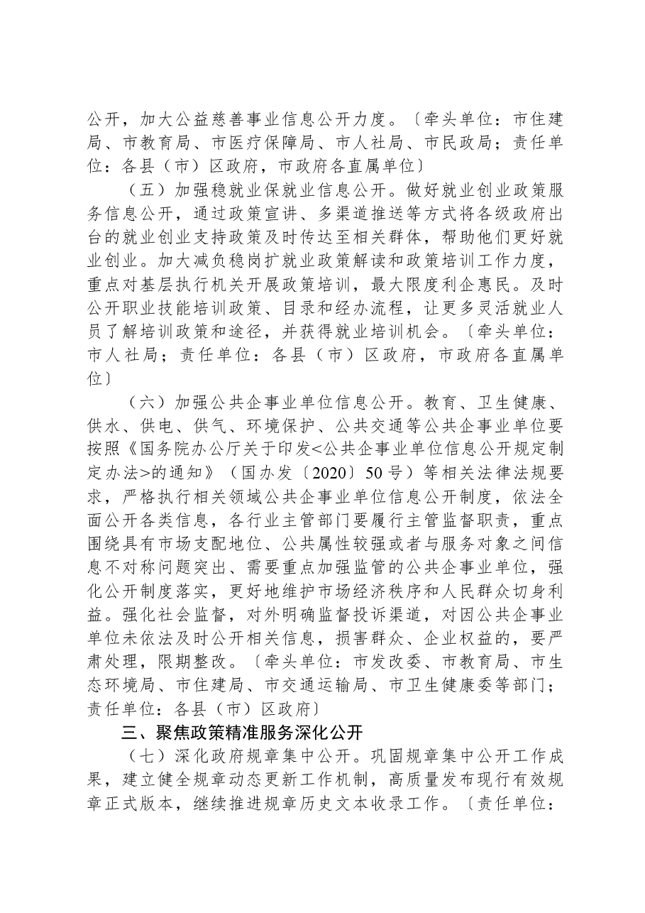 市政府政务公开实施方案.docx,第3页预览