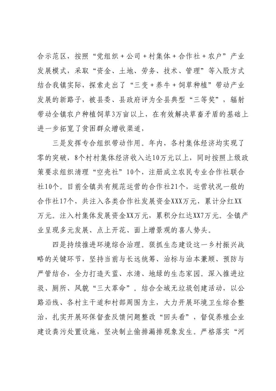 2023年度XXX镇党委书记述职报告.docx,第4页预览