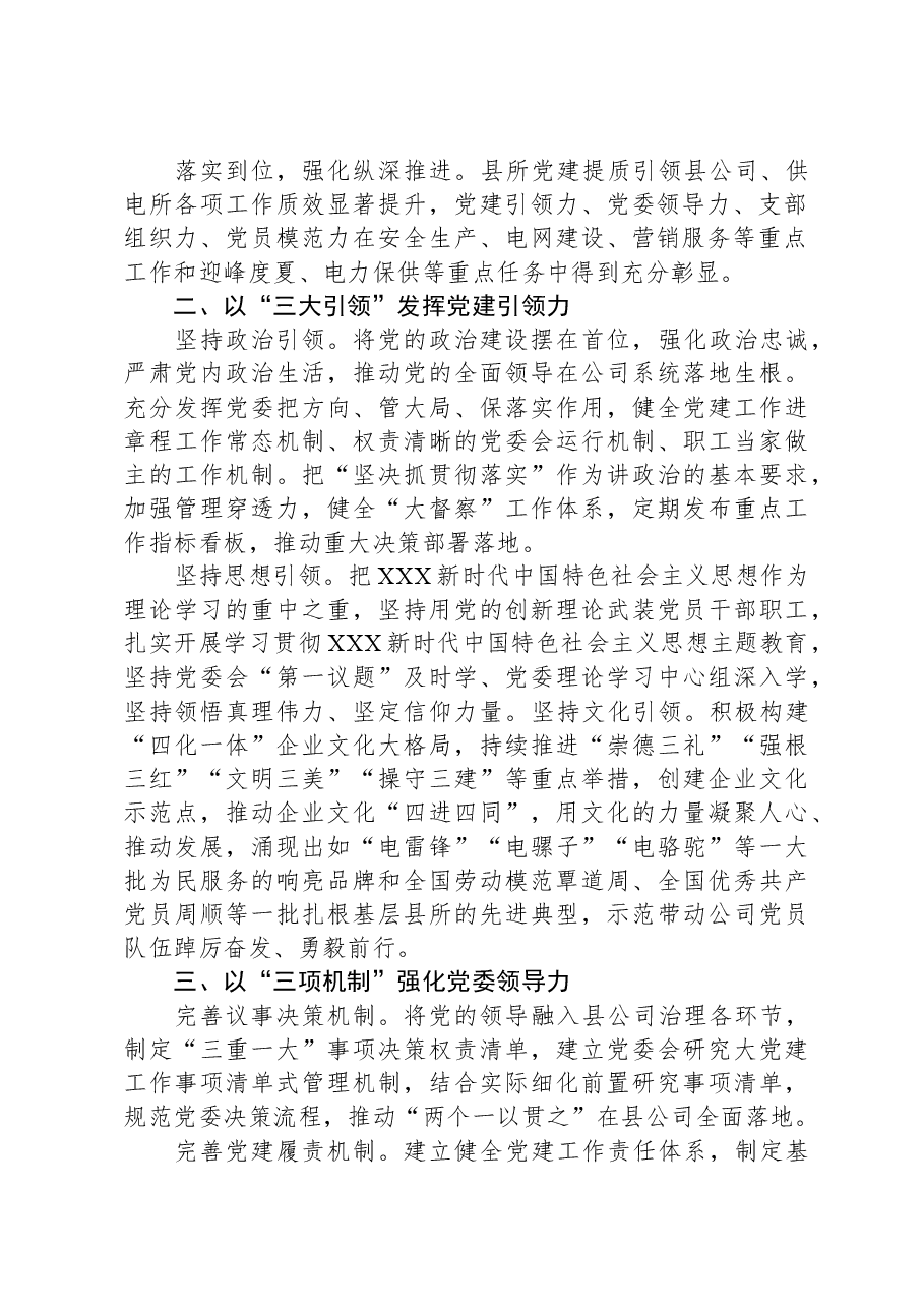 电力公司经验做法:打好县所党建提质“组合拳”.docx,第2页预览