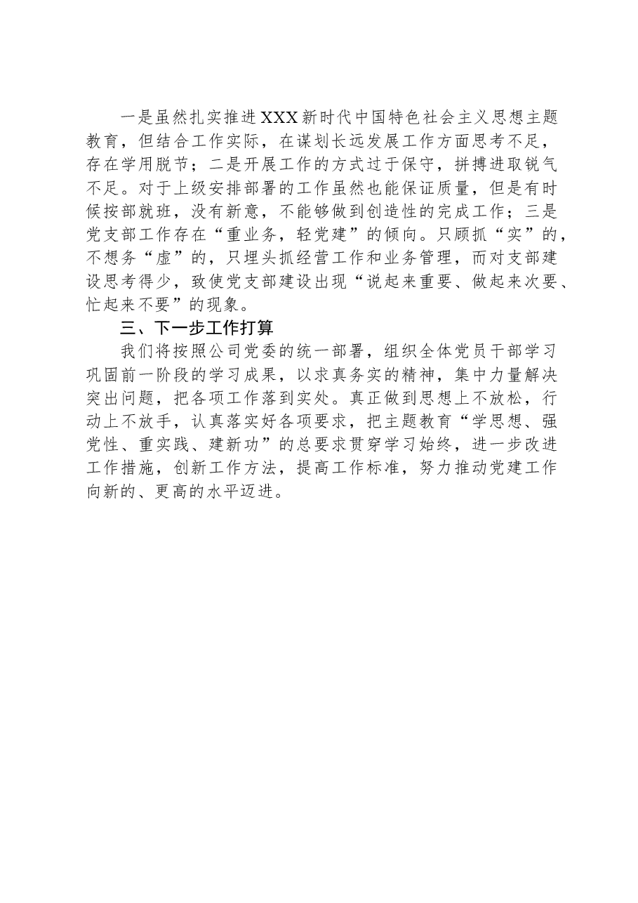公司党委主题教育督导进展情况工作汇报.docx,第3页预览
