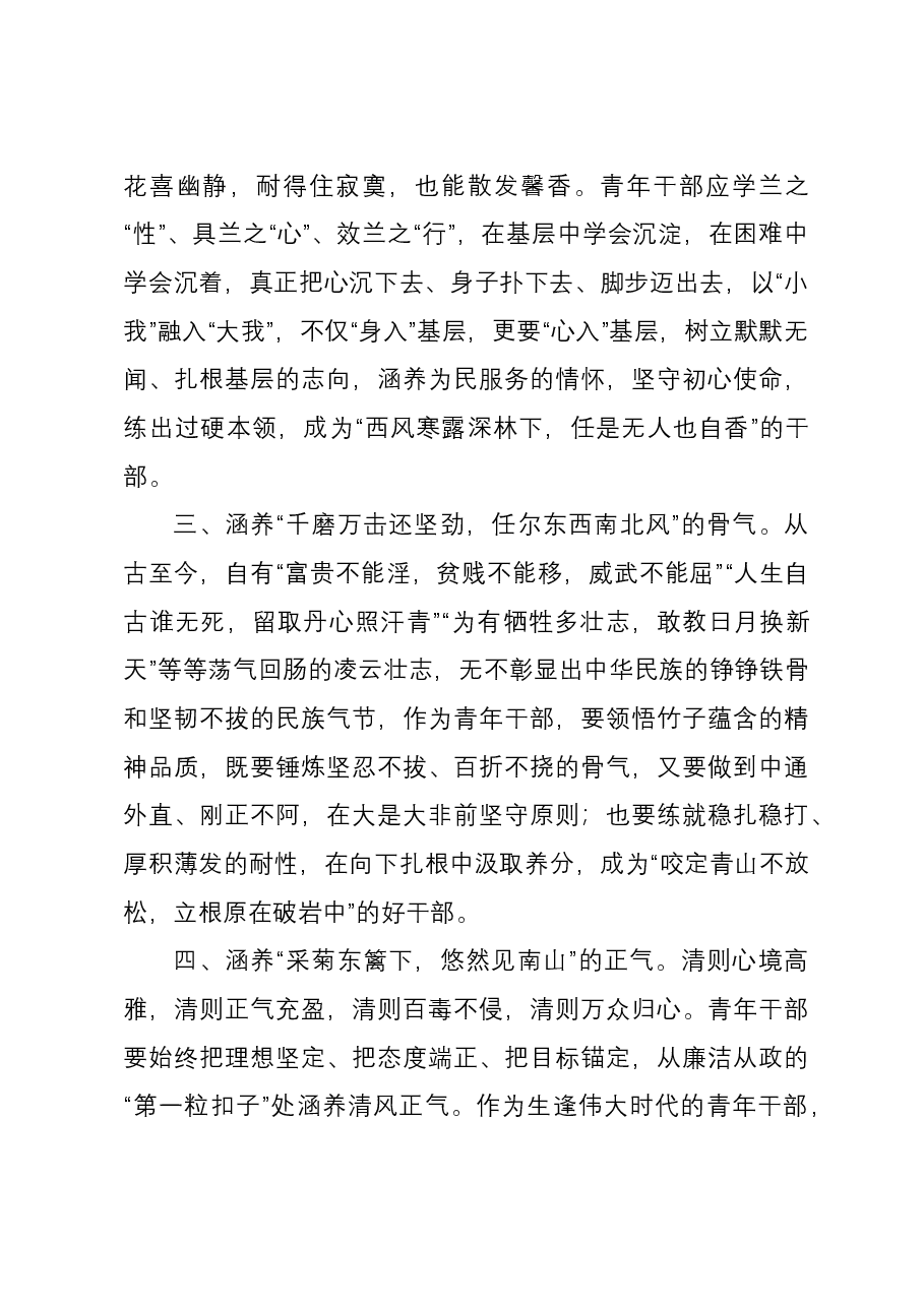 青年干部座谈交流发言：涵养“四气”争当时代好青年.docx，第2页预览