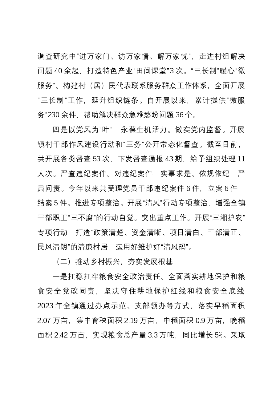 镇2023年度工作总结及2024年度工作计划.docx,第2页预览