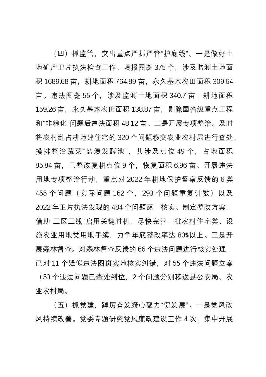 县自然资源局2023年工作总结及2024年工作计划.docx,第4页预览