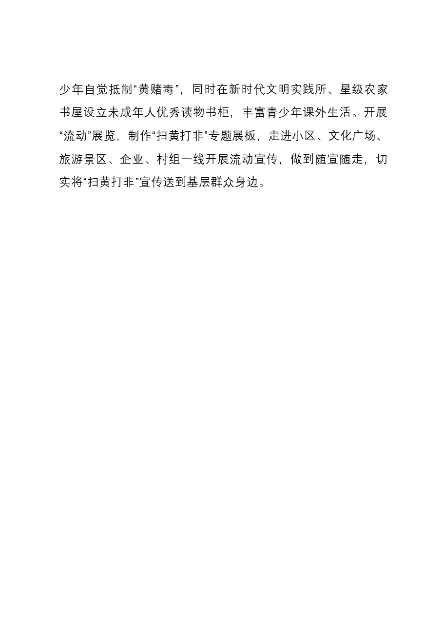 镇“扫黄打非”工作情况汇报.docx,第4页预览
