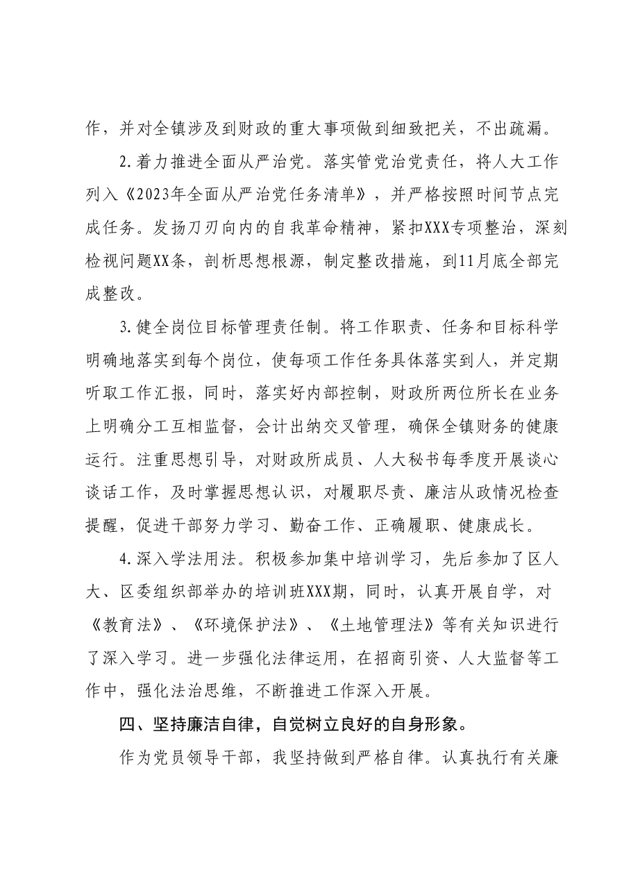 乡镇人大主席2023年述职述廉报告.docx,第4页预览