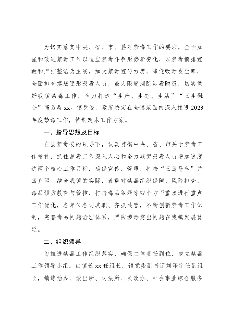 (12篇)禁毒工作实施方案材料汇编.docx,第2页预览