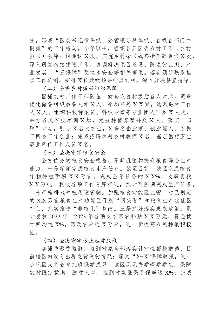 2023年区实施乡村振兴战略工作总结.docx，第2页预览