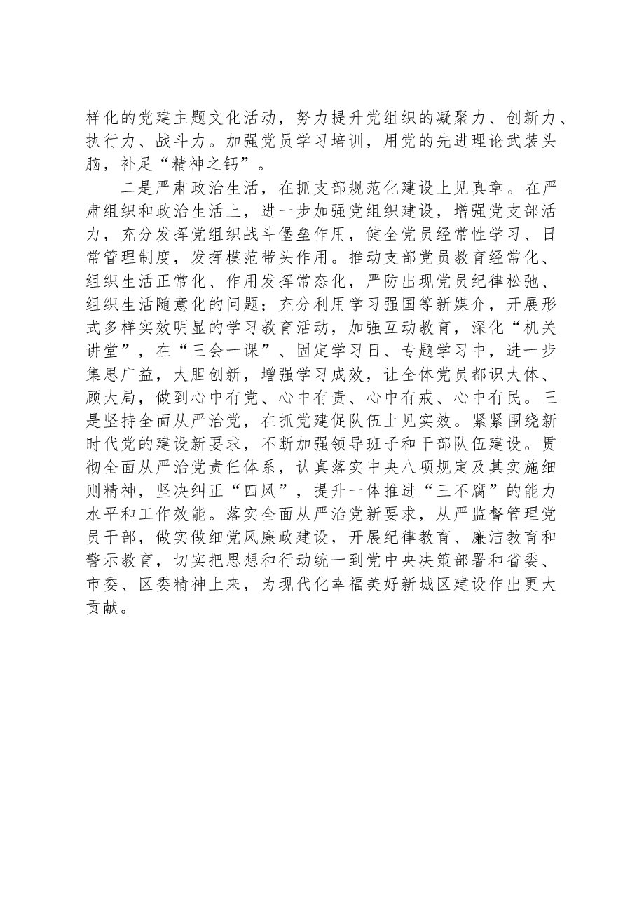 区城投公司党支部书记抓基层党建工作述职报告.docx，第3页预览