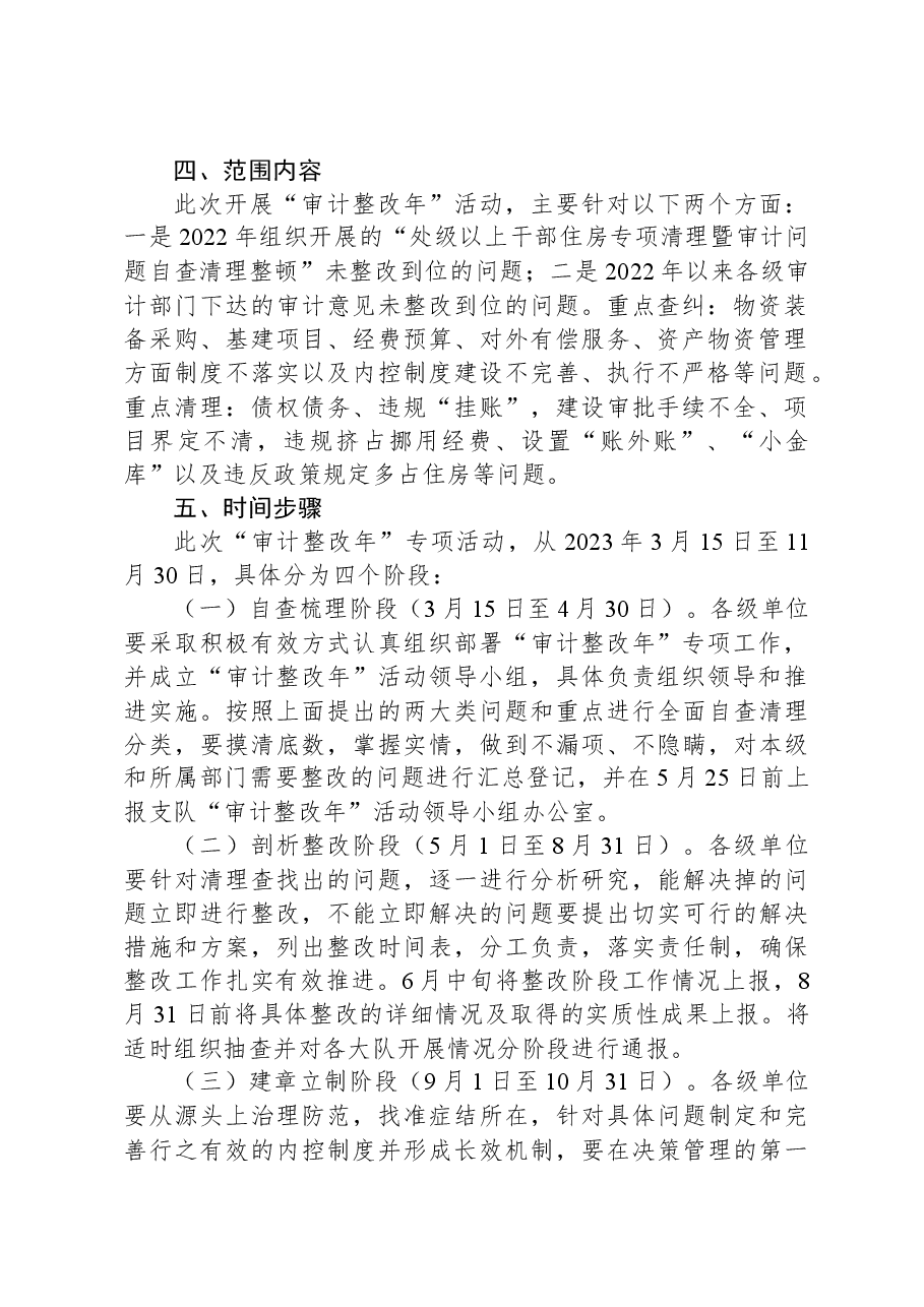 关于审计整改活动实施方案.docx,第2页预览