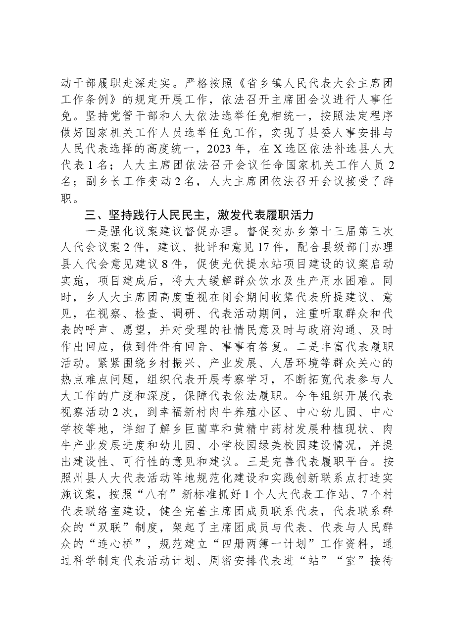 乡人大主席团2023年工作总结暨2024年工作计划及重点.docx,第3页预览